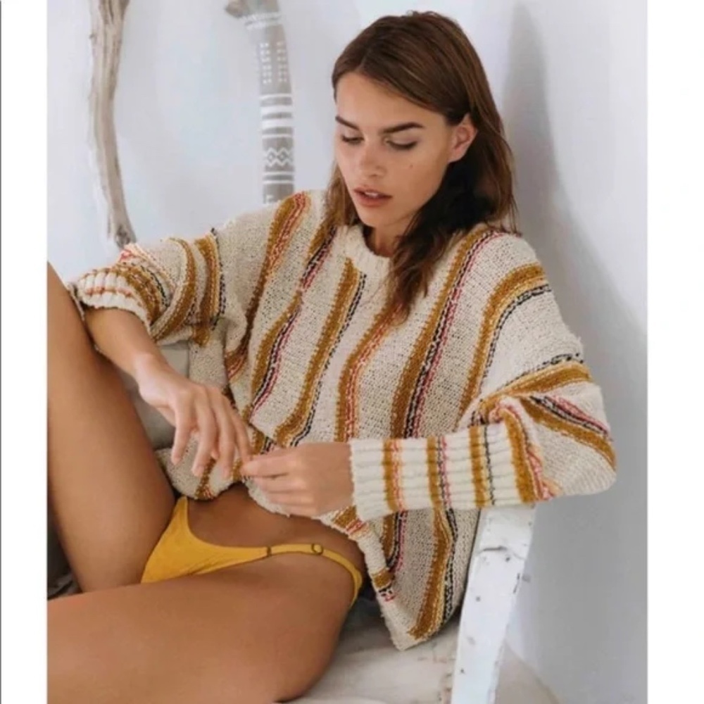 Billabong‎ easy going striped sweater Size Small - Picture 8 of 8
